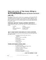 Preview for 6 page of KitchenAid Instant-Hot KHWS160 Use And Care Manual
