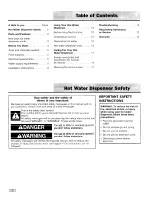 Preview for 2 page of KitchenAid Instant Hot Installation Instructions And Use And Care Manual