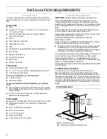 Preview for 4 page of KitchenAid ISLAND CANOPY Installation Instructions And Use & Care Manual