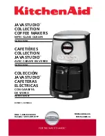 KitchenAid JAVASTUDIO KCM511 Instruction Manual preview