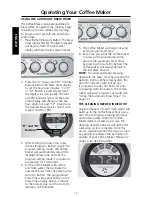 Preview for 12 page of KitchenAid JAVASTUDIO KCM511 Instruction Manual