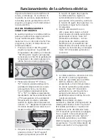 Preview for 44 page of KitchenAid JAVASTUDIO KCM511 Instruction Manual