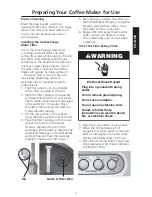 Preview for 9 page of KitchenAid JavaStudio KCM525 Instructions Manual