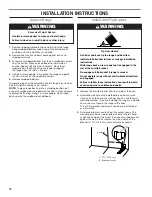 Preview for 12 page of KitchenAid JDS1750FS Installation Instructions Manual