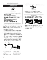 Preview for 16 page of KitchenAid JDS1750FS Installation Instructions Manual