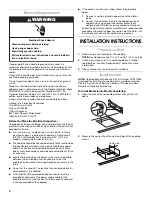 Предварительный просмотр 4 страницы KitchenAid JIC4430 Installation Manual