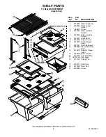 Preview for 6 page of KitchenAid K2TLEFFWMS - 21.7 cu. Ft. Top-Freezer Refrigerator Parts List