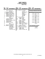 Preview for 10 page of KitchenAid K2TLEFFWMS - 21.7 cu. Ft. Top-Freezer Refrigerator Parts List