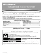 KitchenAid K2TLEFFWMS01 User Instructions предпросмотр