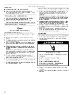 Preview for 14 page of KitchenAid K2TREFFWWH Use & Care Manual