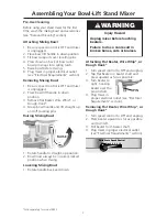 Предварительный просмотр 9 страницы KitchenAid K4SS Instructions Manual