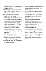 Предварительный просмотр 5 страницы KitchenAid KAAU 7030 Instructions For Use Manual