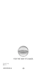 Предварительный просмотр 16 страницы KitchenAid KAAU 7030 Instructions For Use Manual