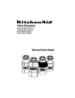 KitchenAid KaDette KCDB150 Use And Care Manual preview