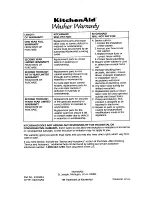 Preview for 26 page of KitchenAid KAWE540W Use And Care Manual