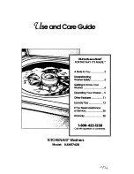 KitchenAid KAWE742B Use And Care Manual preview