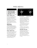 Preview for 12 page of KitchenAid KAWE742V Use And Care Manual