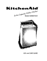 Предварительный просмотр 1 страницы KitchenAid KAWE755V Use And Care Manual