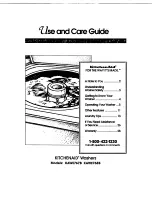 KitchenAid KAWE767B Use And Care Manual preview