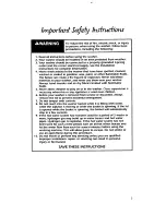 Preview for 3 page of KitchenAid KAWE767W Use And Care Manual