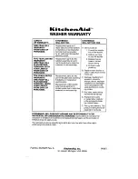 Предварительный просмотр 16 страницы KitchenAid KAWE800T Use & Care Manual