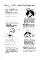 Preview for 16 page of KitchenAid KAWE850V Use And Care Manual