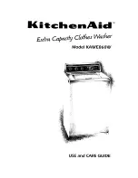 KitchenAid KAWE860W Use And Care Manual preview