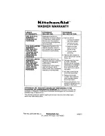 Предварительный просмотр 20 страницы KitchenAid KAWE900T Use & Care Manual