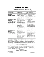 Предварительный просмотр 32 страницы KitchenAid KAWE950V Use And Care Manual