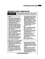 Preview for 3 page of KitchenAid KAWL510B Use And Care Manual