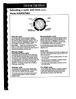 Preview for 8 page of KitchenAid KAWS700G Use & Care Manual