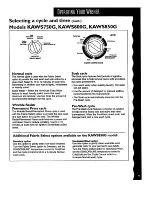 Preview for 9 page of KitchenAid KAWS700G Use & Care Manual