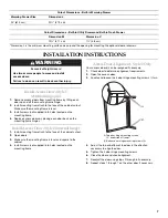 Preview for 7 page of KitchenAid KBAL181T Installation Instructions And Use And Care Manual