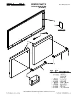 Preview for 1 page of KitchenAid KBAU362TSS00 Parts List