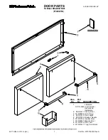 Предварительный просмотр 1 страницы KitchenAid KBAU482TSS00 Parts List