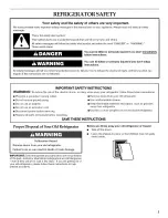 Preview for 3 page of KitchenAid KBCA06XPBL00 Use & Care Manual