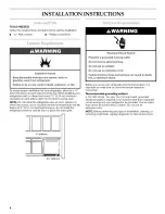 Preview for 4 page of KitchenAid KBCA06XPBL00 Use & Care Manual