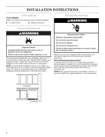 Preview for 4 page of KitchenAid KBCA06XPBL01 Use & Care Manual