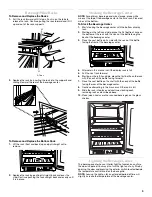 Preview for 9 page of KitchenAid KBCO24LSBX - 24" Wine Cooler Use And Care Manual