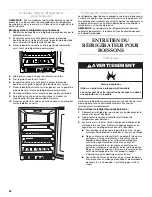 Preview for 34 page of KitchenAid KBCO24LSBX - 24" Wine Cooler Use And Care Manual