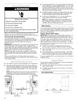 Предварительный просмотр 6 страницы KitchenAid KBFC42FSS Installation Instructions Manual