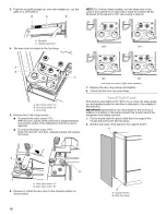 Предварительный просмотр 18 страницы KitchenAid KBFC42FSS Installation Instructions Manual