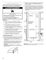 Предварительный просмотр 42 страницы KitchenAid KBFC42FSS Installation Instructions Manual