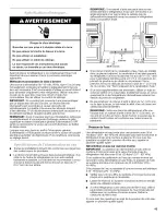 Предварительный просмотр 43 страницы KitchenAid KBFC42FSS Installation Instructions Manual