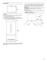 Предварительный просмотр 45 страницы KitchenAid KBFC42FSS Installation Instructions Manual