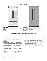 Предварительный просмотр 4 страницы KitchenAid KBFC42FSS Installation Manual