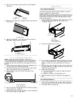 Предварительный просмотр 17 страницы KitchenAid KBFC42FSS Installation Manual