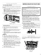 Предварительный просмотр 9 страницы KitchenAid KBFC42FSS00 Use And Care Manual