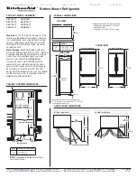 Preview for 2 page of KitchenAid KBFC42FT Installation Instructions Manual