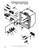 Preview for 5 page of KitchenAid KBFL25ETBL00 Cabinet Parts